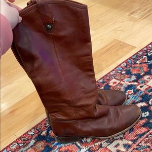 Frye boots size 8 extended calf.